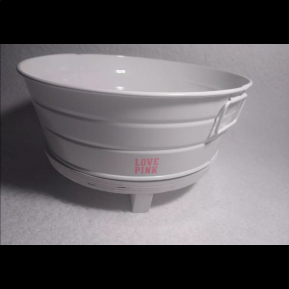 Victoria's Secret PINK Circle Store Display Metal / Bin TIN NIB LOVE PINK PROP - Picture 6 of 11